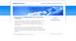 Desktop Screenshot of dileknelson.com